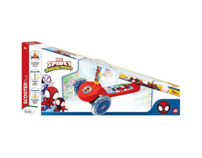 AS Scooter Plus Marvel: Spidey and his Amazing Friends με Λαμπάδα (5004-50264)