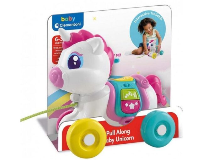 AS Baby Clementoni: Pull Along Baby Unicorn (1000-17813)