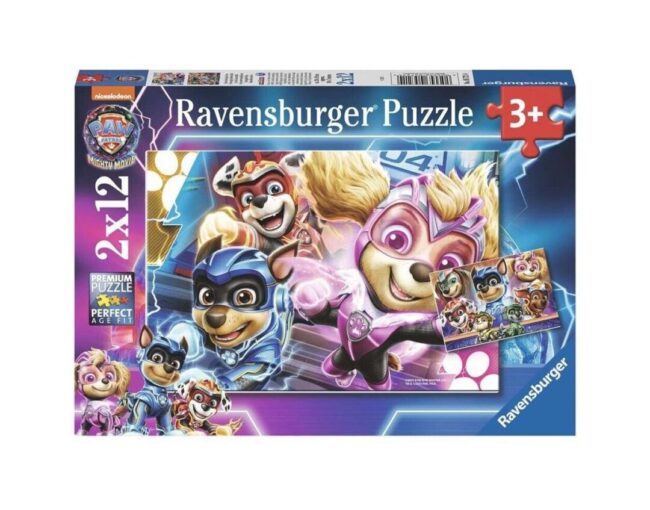 Ravensburger Puzzle: Paw Patrol The Mighty Movie (2x12pcs) (5721)