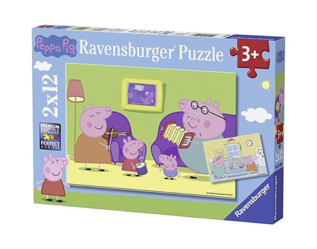 Ravensburger Puzzle: Peppa Pig (2x12pcs) (7596)