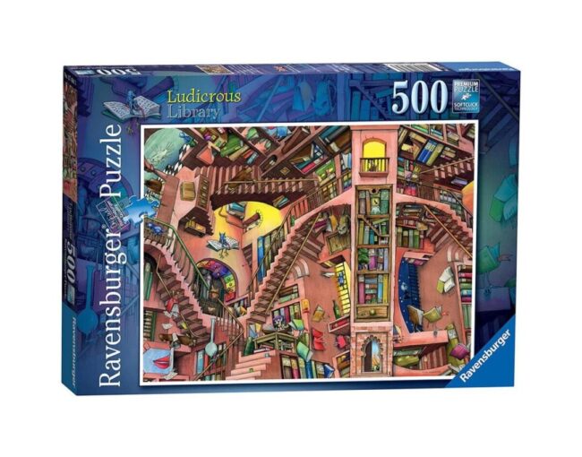 Ravensburger Puzzle: Ludicrous Library (500pcs) (17484)