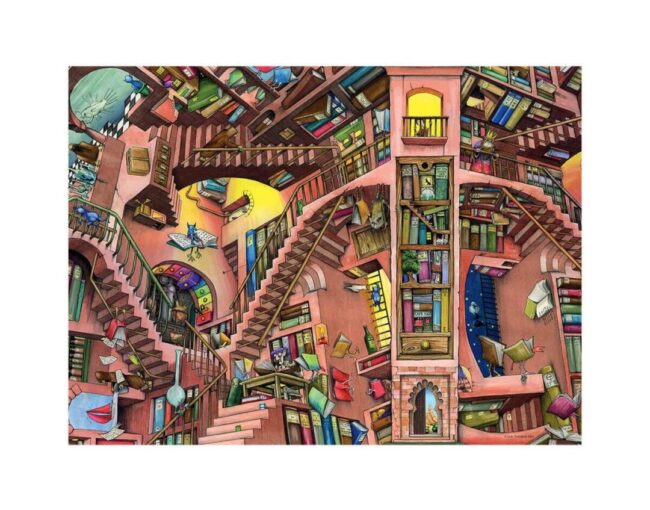 Ravensburger Puzzle: Ludicrous Library (500pcs) (17484) - Image 2