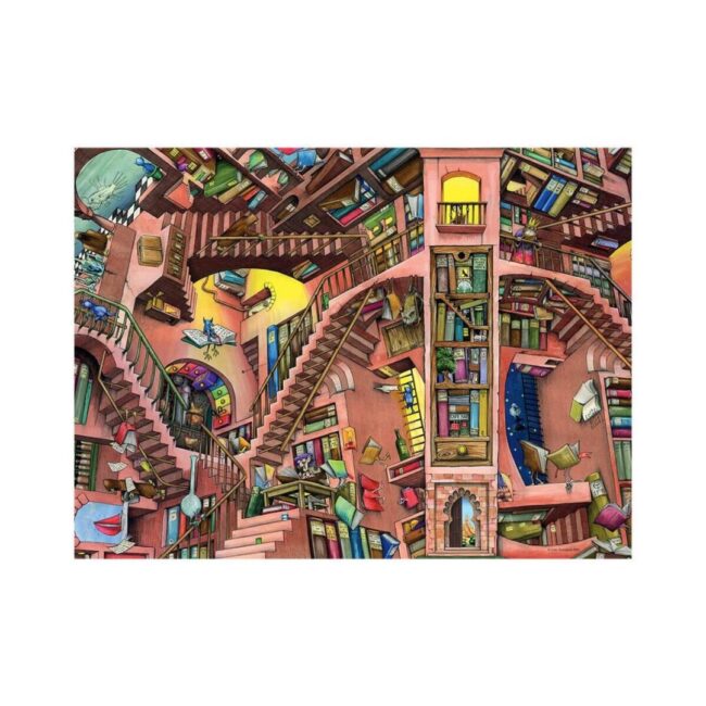 Ravensburger Puzzle: Ludicrous Library (500pcs) (17484) - Image 2