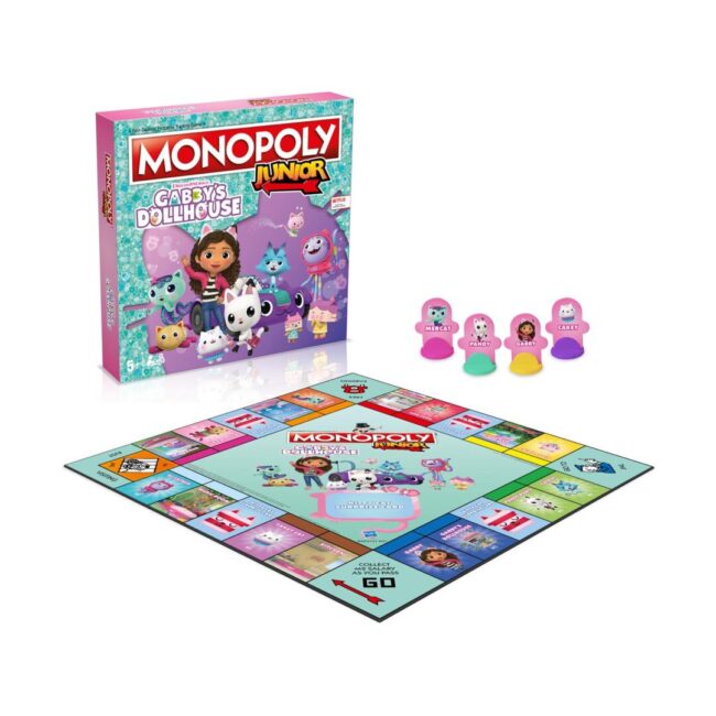 Winning Moves: Monopoly - Junior Gabbys Dollhouse  Επιτραπέζιο (Ελληνική Γλώσσα) (WM04157) - Image 2