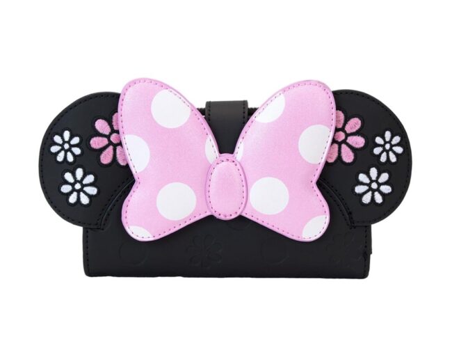 Loungefly Disney: Minnie - Floral Rock The Dots Flap Wallet (WDWA3202)