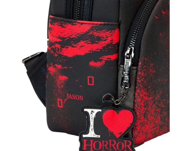 Loungefly Warner: Brothers Friday the 13th - I Heart Horror Mini Backpack (FRIBK0014) - Image 2