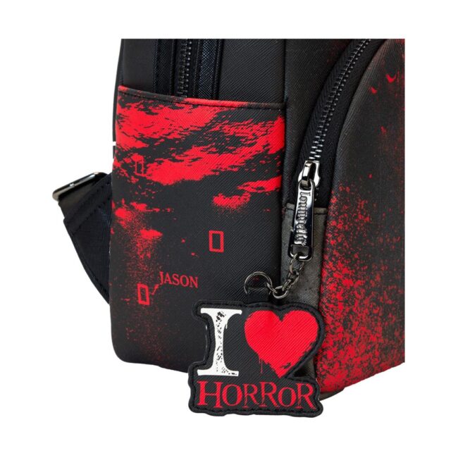 Loungefly Warner: Brothers Friday the 13th - I Heart Horror Mini Backpack (FRIBK0014) - Image 2