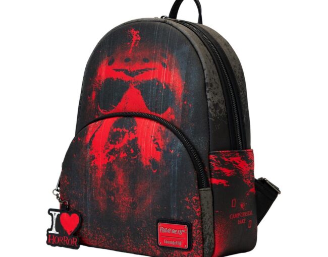 Loungefly Warner: Brothers Friday the 13th - I Heart Horror Mini Backpack (FRIBK0014) - Image 3