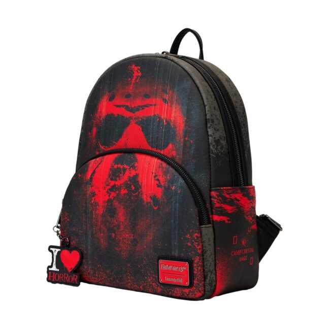 Loungefly Warner: Brothers Friday the 13th - I Heart Horror Mini Backpack (FRIBK0014) - Image 3