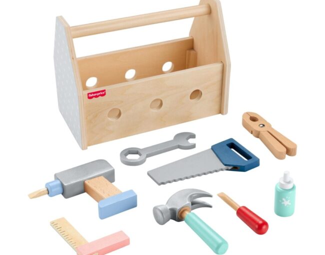 Fisher-Price - Wooden Tool Box Set (HYG50) - Image 2