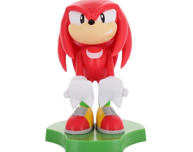 EXG Cable Guys Holdems: Sonic The Headgehog - Knuckles Phone and Earpod Holder (HDHMSG400607)