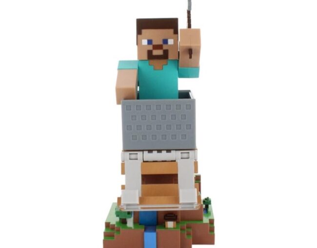 EXG Cable Guys: Minecraft - Steve Phone & Controller Holder (CGCRMC400728)