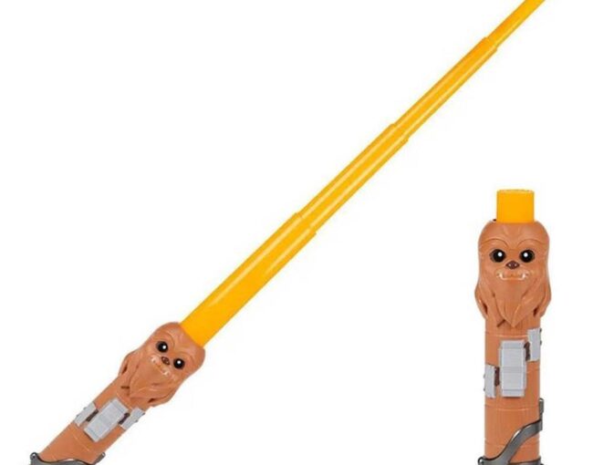 Hasbro Disney Star Wars: Lightsaber Squad - Chewbacca Extendable Orange Lightsaber (F7417) - Image 2