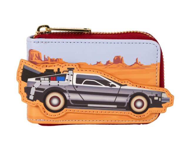 Loungefly Universal: Back To The Future 40Th Anniversary Delorean Accordion Wallet (BTFWA0003)