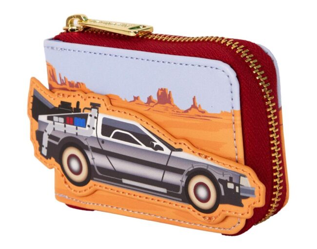 Loungefly Universal: Back To The Future 40Th Anniversary Delorean Accordion Wallet (BTFWA0003) - Image 2