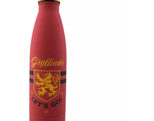 Cinereplicas Movies: Harry Potter Let's Go - Gryffindor Stainless Water Bottle (CR4031)