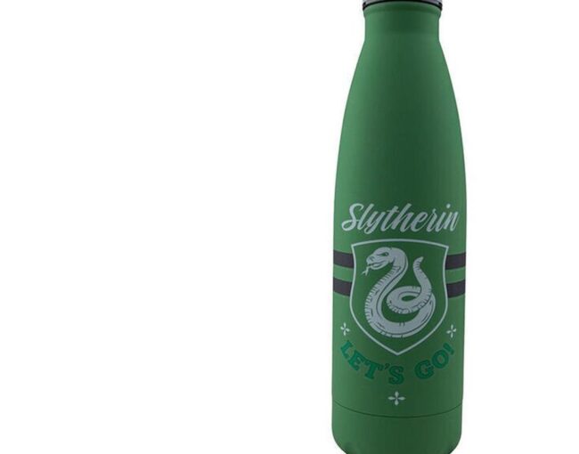 Cinereplicas Movies: Harry Potter Let's Go - Slytherin Stainless Water Bottle (CR4032)