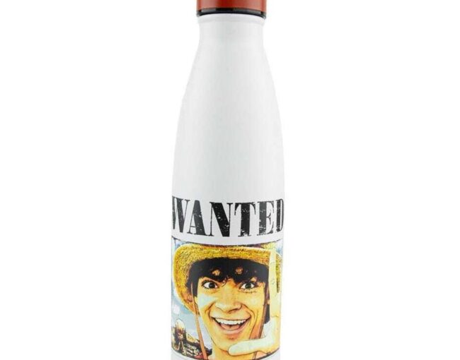 Cinereplicas Animation: One Piece - Wanted Luffy Stainless Water Bottle (CR4092)