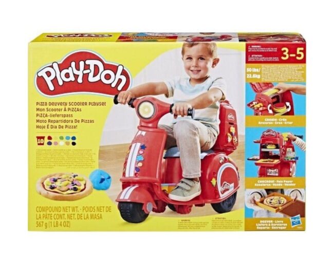 Hasbro Play-Doh - Pizza Delivery Scooter Playset (F8803) - Image 2