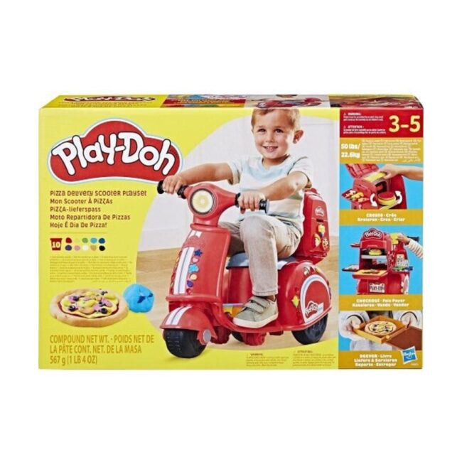 Hasbro Play-Doh - Pizza Delivery Scooter Playset (F8803) - Image 2