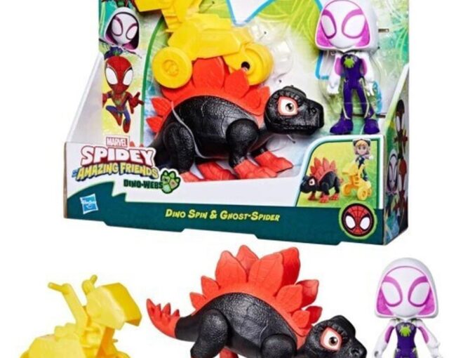 Hasbro Disney Marvel: Spidey And His Amazing Friends Dino-Webs - Dino Spin & Ghost-Spider (G0125) - Image 2