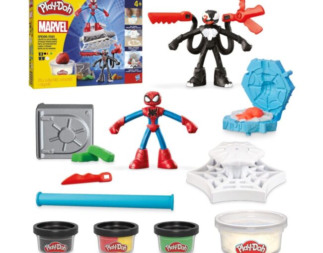 Hasbro Play-Doh Marvel: Spider-man - Launch And Slice Battle (F9827)