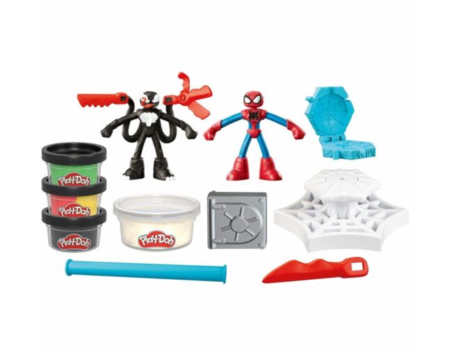 Hasbro Play-Doh Marvel: Spider-man - Launch And Slice Battle (F9827) - Image 2
