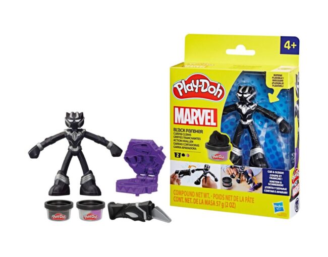 Hasbro Play-Doh Marvel: Black Panther - Cutting Claws (G0055) - Image 3