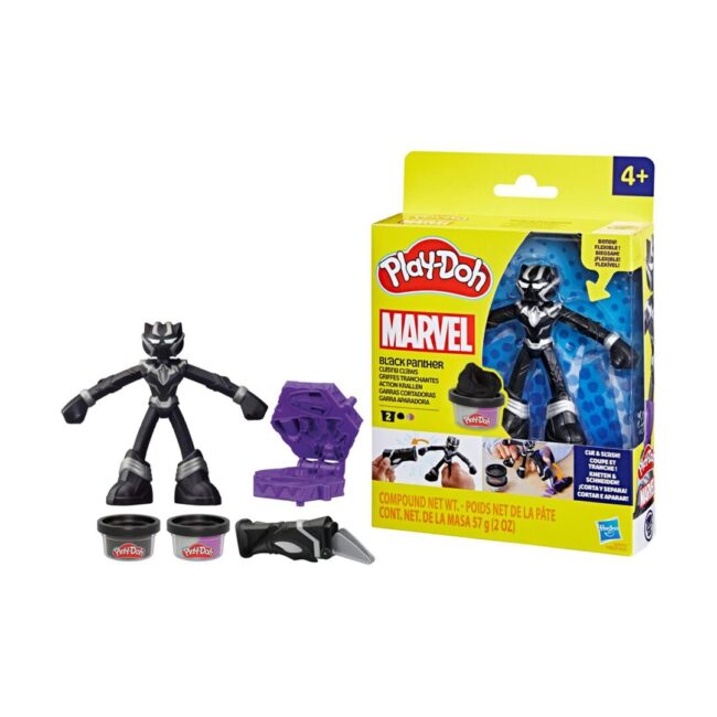 Hasbro Play-Doh Marvel: Black Panther - Cutting Claws (G0055) - Image 3