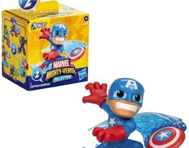 Hasbro Marvel: Avengers Mighty-Verse Collection - Captain America (Series 2) (G0095) - Image 2