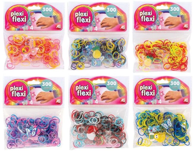 AS Plexi-Flexi: 300 Looms & 4 Charms (Random) (1080-25565)