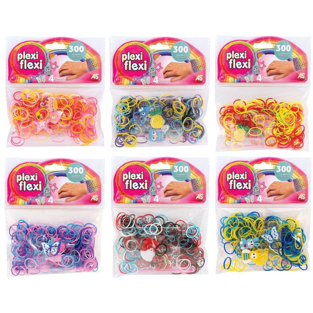 AS Plexi-Flexi: 300 Looms & 4 Charms (Random) (1080-25565)