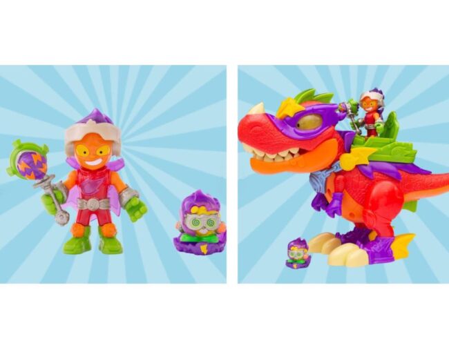AS Superthings: Rivals of Kaboom - SuperDino V-Rex  Dinosaur with Kazoom Kid (1013-62117) - Image 2