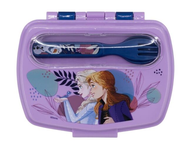 Stor Disney: Frozen Trust The Journey - Funny Sandwich Box With Cutlery (74209)
