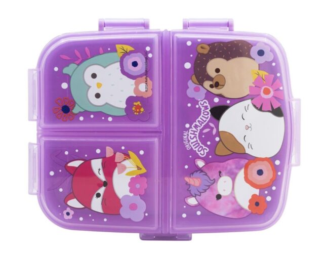 Stor: Squishmallows - Xl Multi Compartment Rectangular Sandwich Box (75899)