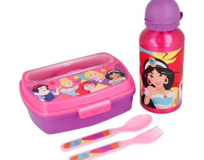 Stor Disney Princess: Bright & Bold - 4 Pcs Urban Back to School Set In Gift Box  (51263)