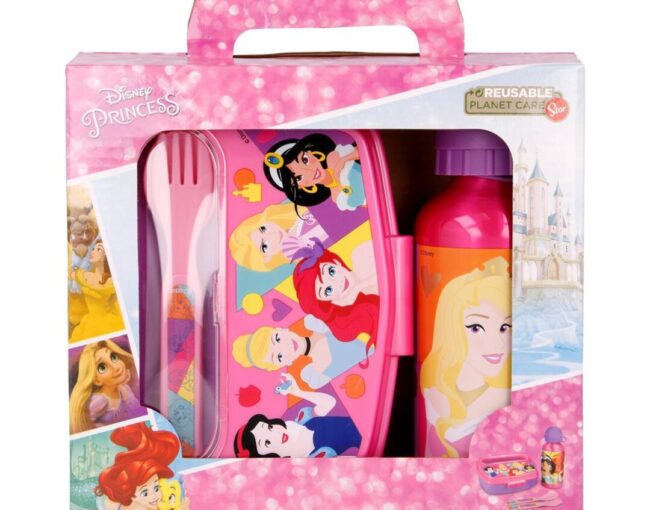 Stor Disney Princess: Bright & Bold - 4 Pcs Urban Back to School Set In Gift Box  (51263) - Image 2