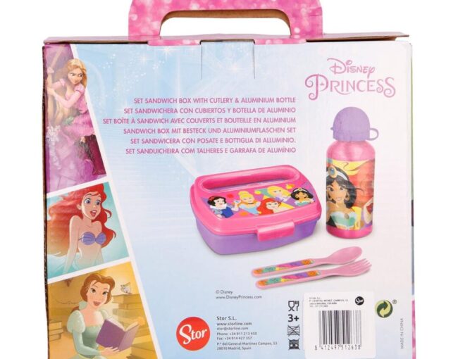 Stor Disney Princess: Bright & Bold - 4 Pcs Urban Back to School Set In Gift Box  (51263) - Image 3