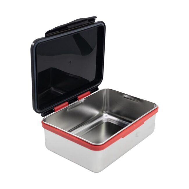 Stor Marvel: Spiderman Black Board -  Stainless Steel Clamp Rectangular Sandwich Box (1100ml) (74756) - Image 3