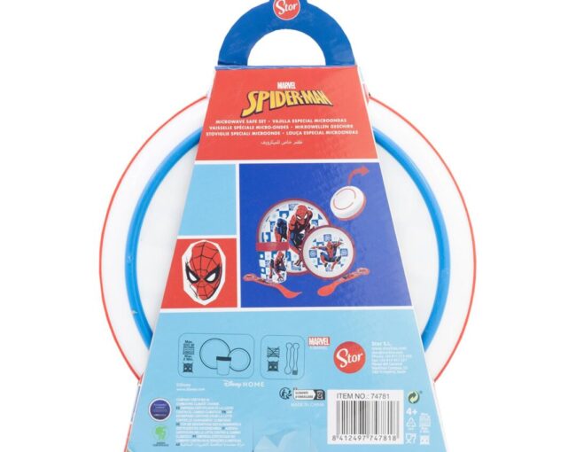 Stor Marvel: Spider-Man Arachnid Grid -  Non Slip 5 Pcs Bicolor Premium Set  (74781) - Image 3