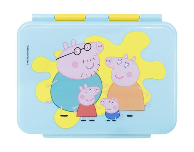 Stor: Peppa Pig Core 2022 - Stainless Steel Clamp Rectangular Sandwich Box (1100ml) (13956)
