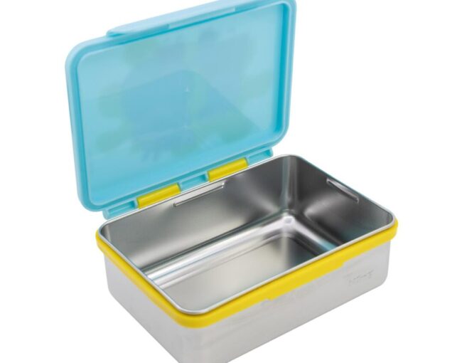 Stor: Peppa Pig Core 2022 - Stainless Steel Clamp Rectangular Sandwich Box (1100ml) (13956) - Image 3
