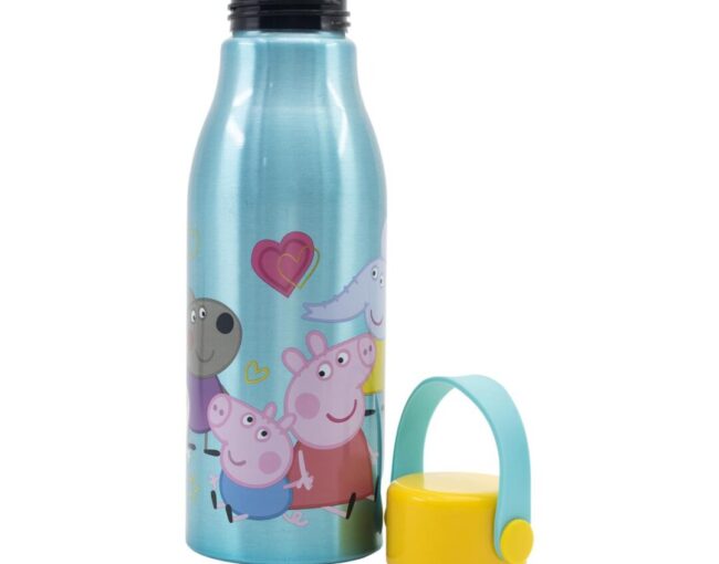 Stor: Peppa Pig Core 2022 - Flexi Handle Aluminium Bottle (760ml) (13961) - Image 3