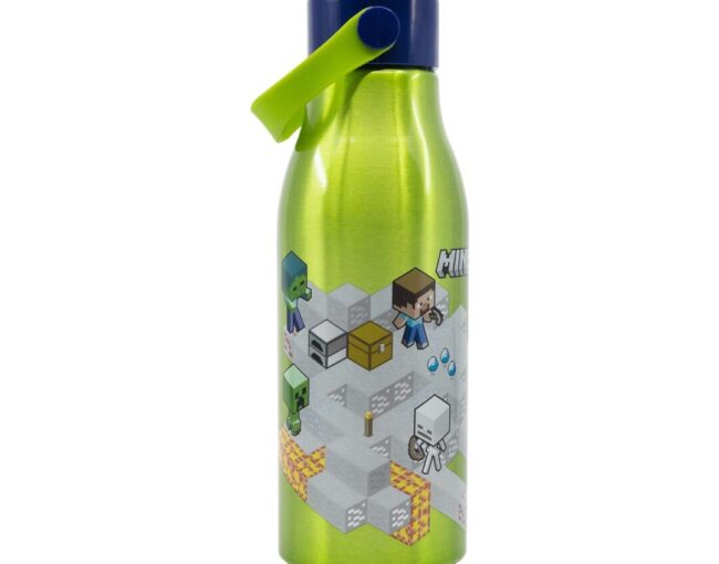 Stor: Minecraft - Isometric Flexi Handle Aluminium Bottle (760ml) (40461) - Image 2