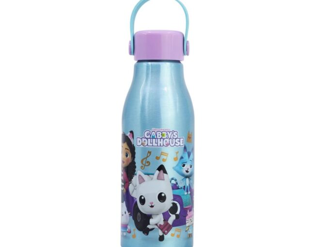 Stor: Gabby Dollhouse - Flexi Handle Aluminium Bottle (760ml) (21261)