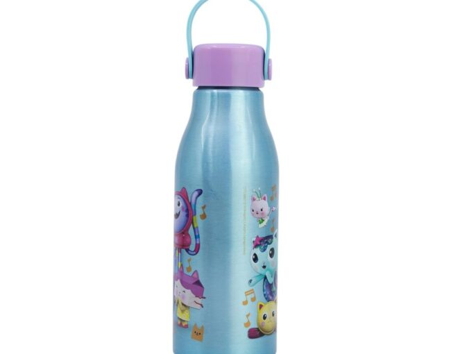 Stor: Gabby Dollhouse - Flexi Handle Aluminium Bottle (760ml) (21261) - Image 2