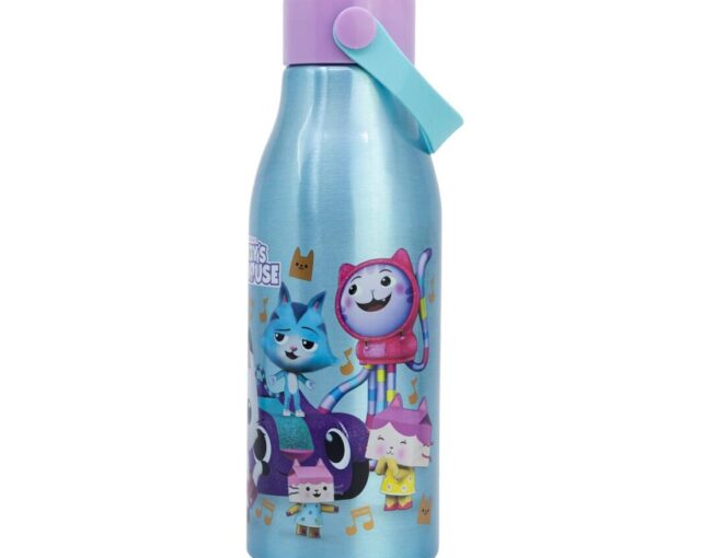 Stor: Gabby Dollhouse - Flexi Handle Aluminium Bottle (760ml) (21261) - Image 3