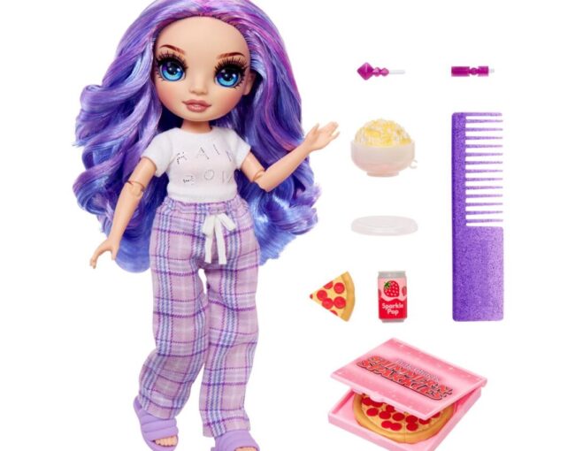 MGA Rainbow High: Junior High Pajama Party - Violet Willow Doll (503705)