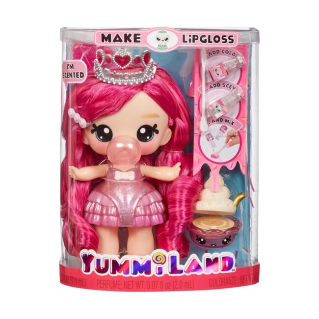 MGA Yummiland Large Doll + Lipgloss Pet- Bianca Bubblegum (120735) - Image 3
