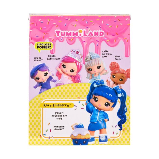 MGA Yummiland Large Doll + Lipgloss Pet- Rory Blueberry (120803) - Image 2